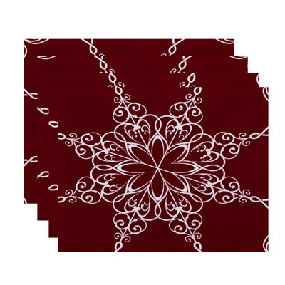 Polyester Geometric Rectangle Placemat