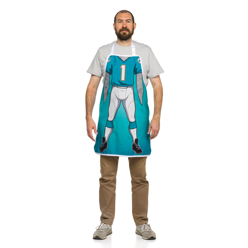 NFL Double Side Grilling Apron, Miami Dolphins