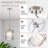 Michiel 1-Light 8.46in Cylinder Crystal Rod Pendant Light for Kitchen Island Dining Room Entryway-1753278168