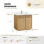 Meuble-lavabo simple 36 po Sefton-648460900