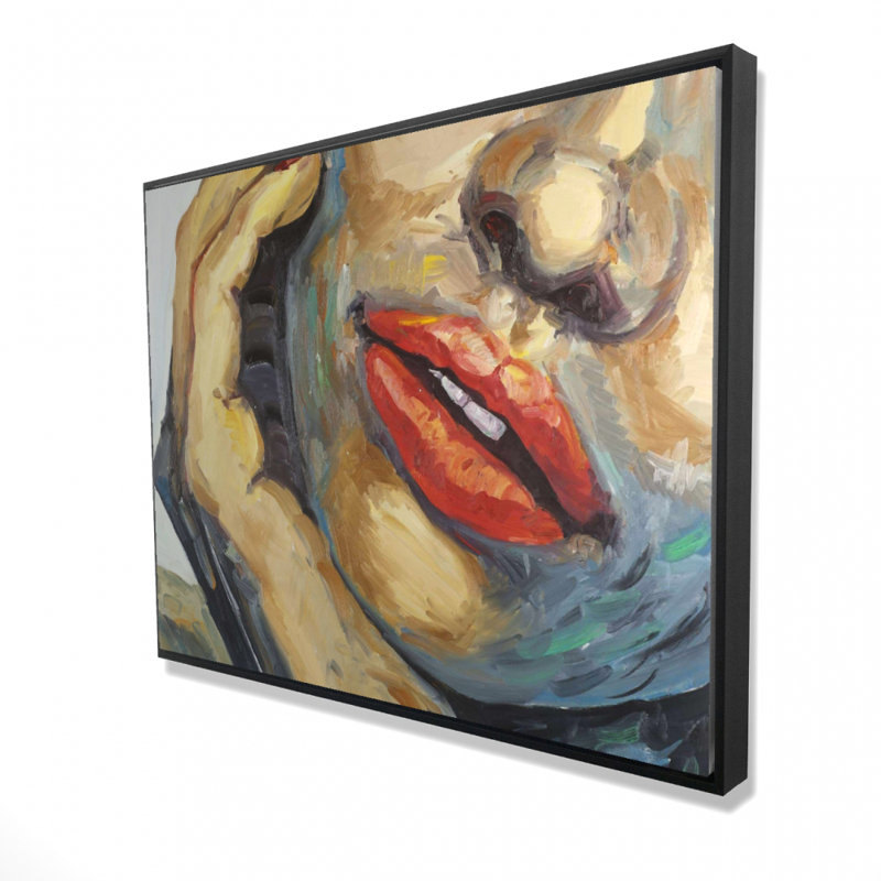 Impression sur toile Irresistible Lips