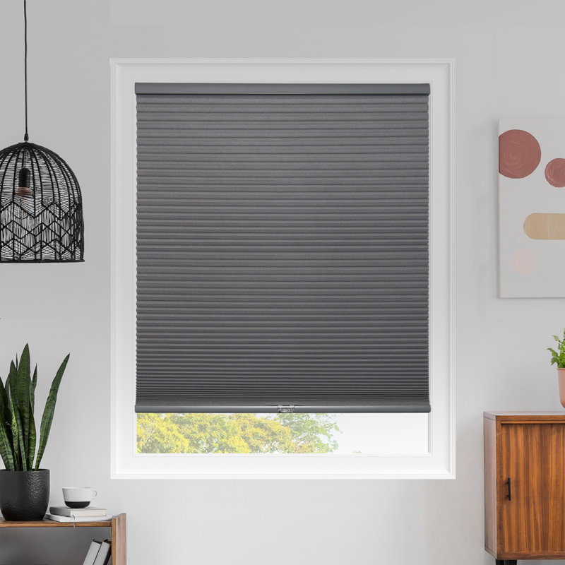 Store alvéolaire gris occultant Montana, L 58,75 po x L 84 po