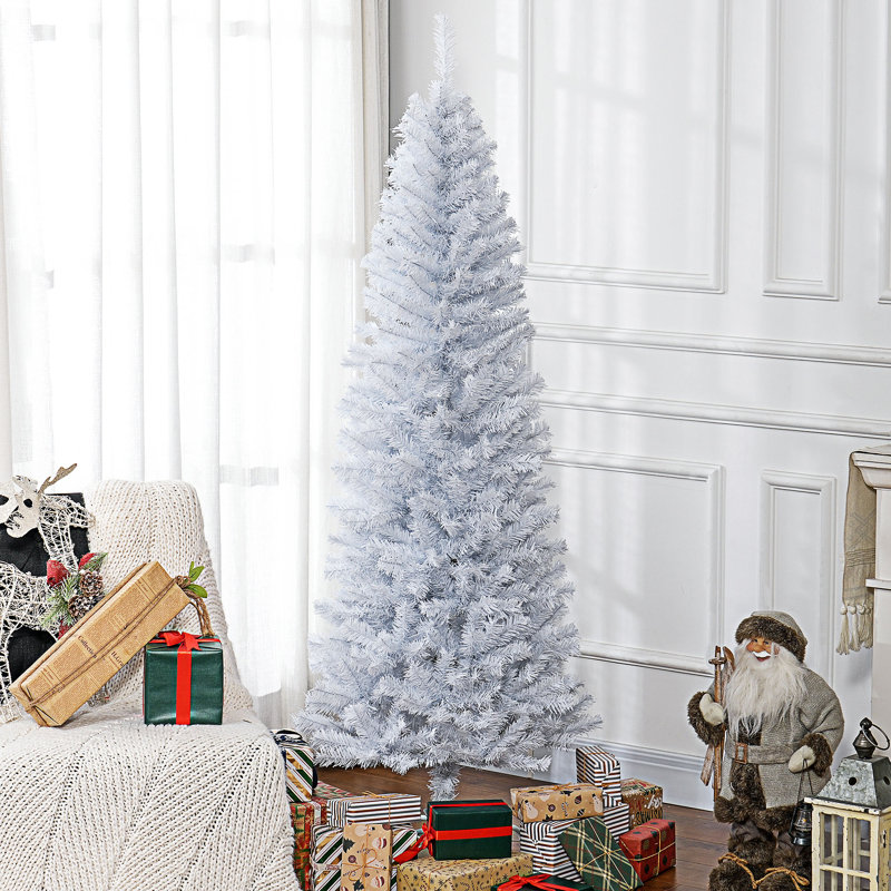 Arbre de Noël crayon, arbre de Noël artificiel non éclairé, 5.9'