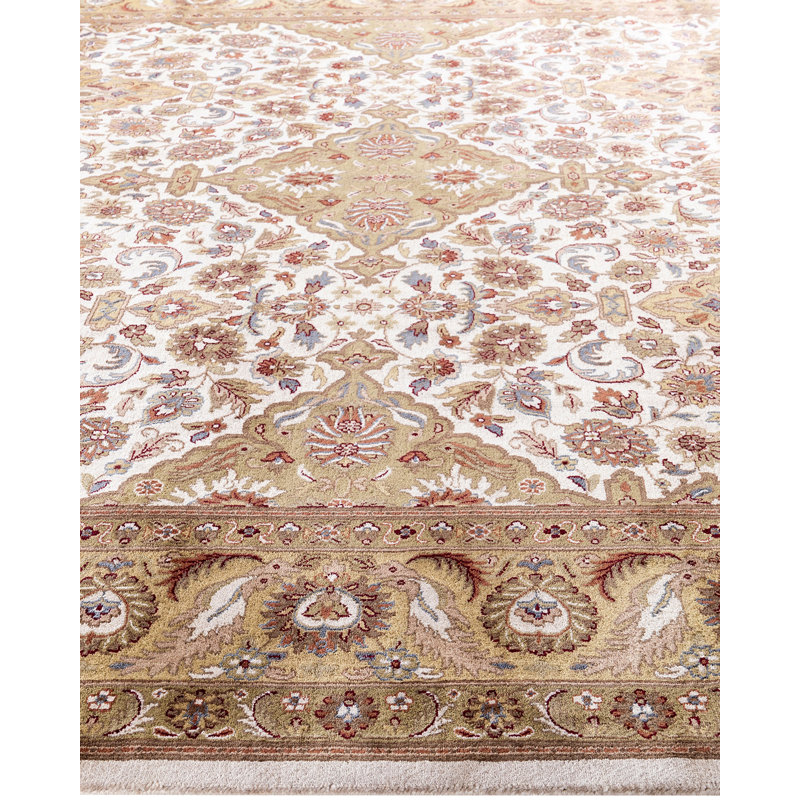 Overdyed One-of-a-Kind 9' 3" X 12' 1" Hand Knotted Area Rug