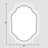 Gaime Wood Wavy Wall Mirror