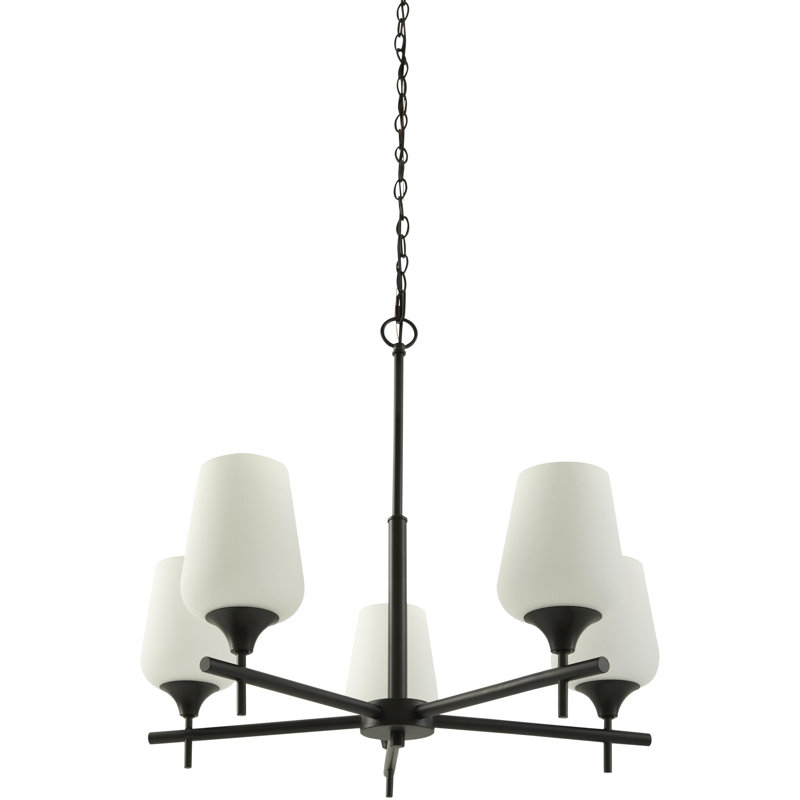 Lustre Kohn, Noir mat, Blanc