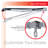 Classic Series 10'x8' Manual Hand-Crank Retractable Shade Awning-1822651916-1800714892