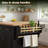 54" Kitchen Island Center with Drop Leaf-1420222006