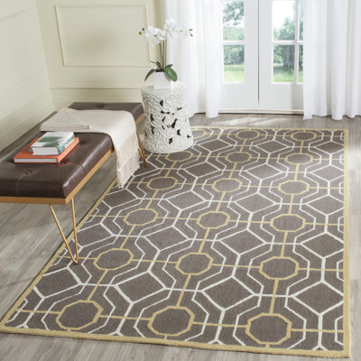 Naya Hand Hooked Performance Geometric Rug