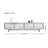 Simple Solid Wood Nut-brown TV Cabinet