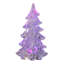 Décoration de table en forme de sapin de Noël à DEL RVB fonctionnant sur piles, Kurt Adler, 28 cm