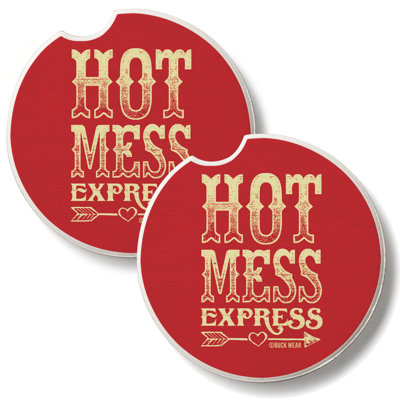 Ensemble de 2 sous-verres Hot Mess Express