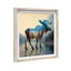 Forest Moose II Shadowbox Animals Print by Oliver Gal, Black Frame, 16 x 20-953609711-953609701