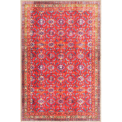 Mcclamma Chenille Oriental Indoor Rug