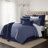 Thorne Navy Comforter & 2 Shams Set King-120904509