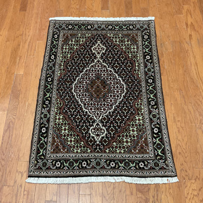  Handmade Tabriz Fish Desgin Wool Rug