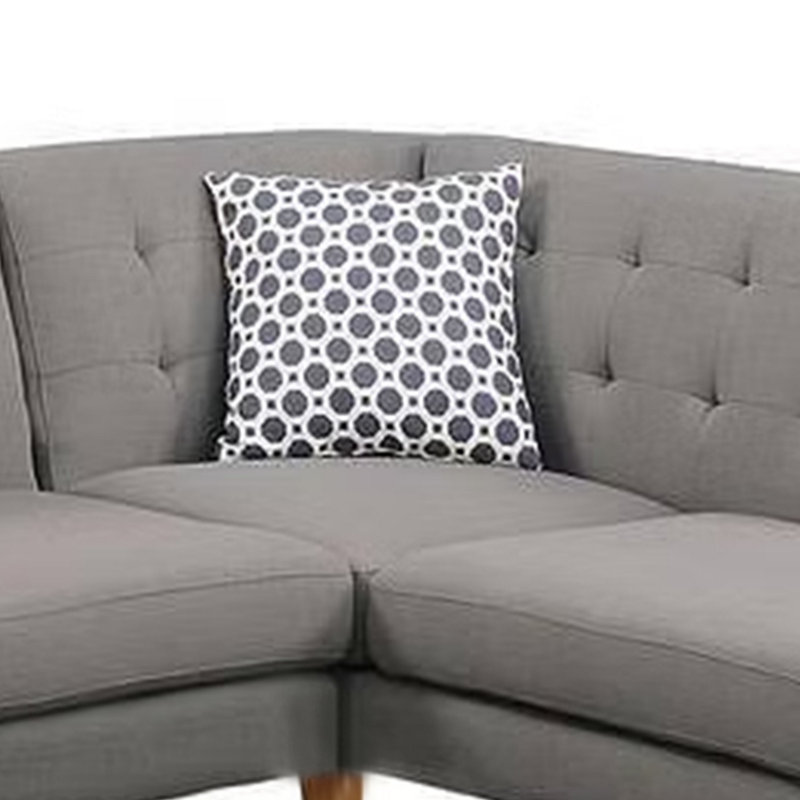 Upholstered L-Shaped Sectional Right Hand Facing