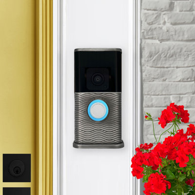 Waves Video Doorbell Cover (Ring 3, 3 Plus, 4, Battery Plus, Battery Pro Compatible)