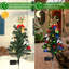 4 paquets de décorations de Noël pour lumières de sapin de Noël solaires