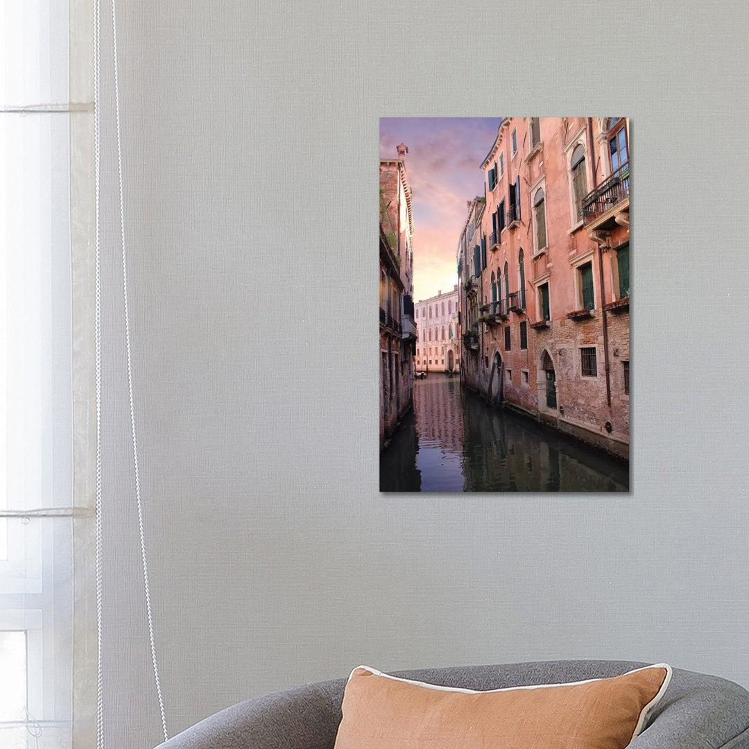 Venice Canal by Florian Olbrechts - Wrapped Canvas Photograph