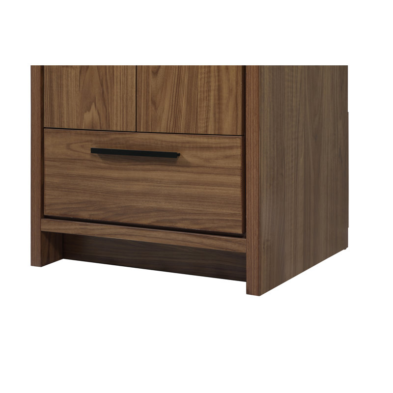 Ensemble de meuble-lavabo simple 24 po Southmead, Noyer brun