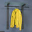 Metal Wall 4 - Hook Wall Mounted Coat Rack