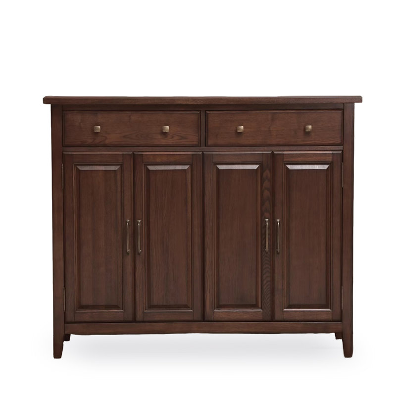 Banc de rangement pour chaussures en bois massif brun noisette