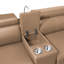 Canapé modulaire inclinable électrique de luxe Smart Lounge avec console de lecture de lumière à DEL et console de réfrigérateur intégrée-1255811296
