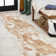 Clemencio Abstract Marbled Modern Orange/Cream Rug