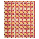 Hand Hooked Wool Geometric Area Rug
