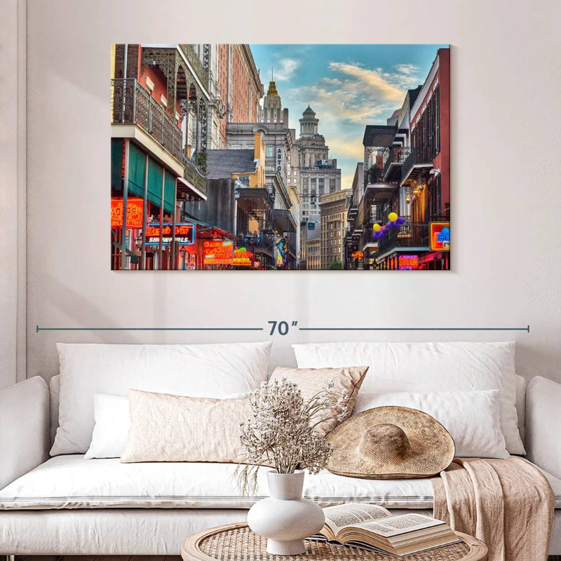 Ravi Bourbon Street Bars, 32" H x 48" W