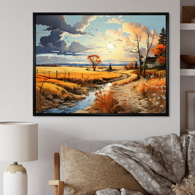 Ciel de tranquillité III sur toile