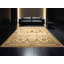 Tapis oriental doux et moelleux de style oriental Southphin Sphinx en brun et beige-1787310762