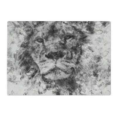 View of a Lion Chopping Board