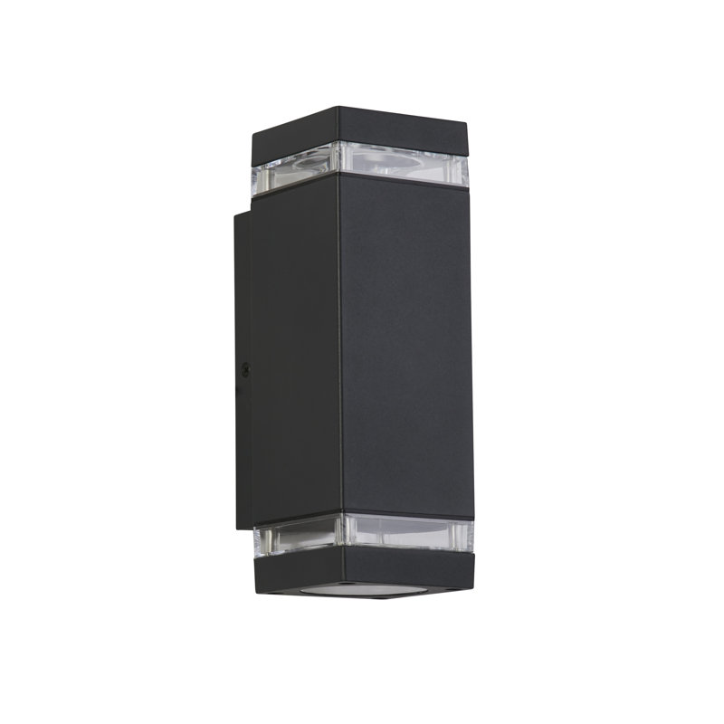 Rithvin 23.5cm H Outdoor Sconce, Grey