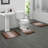 Murri Ombre Bath Rug Set, Bath Mat Set for Bathroom Water Absorbent Soft Microfiber Shaggy-1439382020