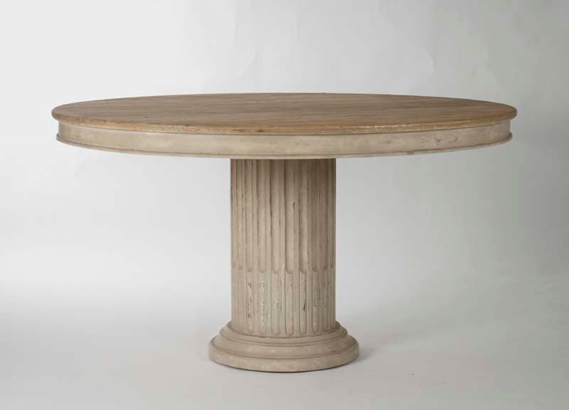 Montpellier Round Pine Wood Dining Table