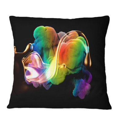 Coussin Rainbow Splash On - imprimé moderne