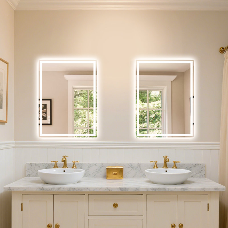 Miroir de salle de bain Abbagail, 24 po x 32 po