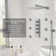 12 Inch Thermostatic Wall Mounted Rainfall Shower System with Rough-in Valve