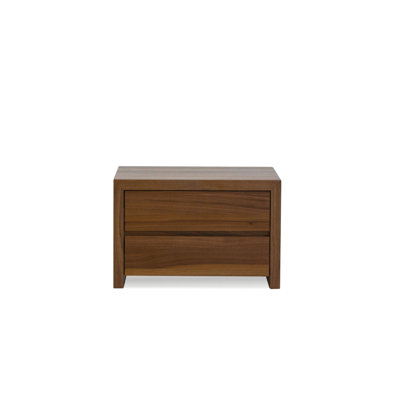 Table de chevet 2 tiroirs Blanche