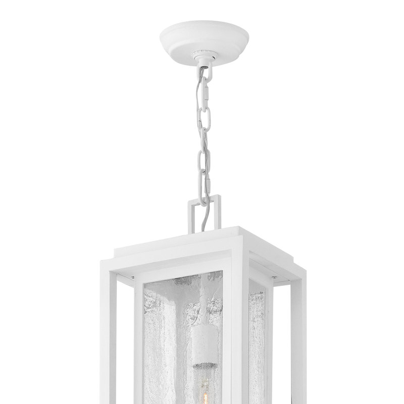 Grande lanterne suspendue Hinkley Republic, Textured White