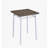 Nadia Oak And Chrome Bar Table