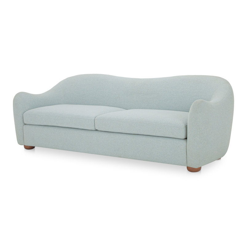 Bria Sofa, Mist Blue Performance Weave