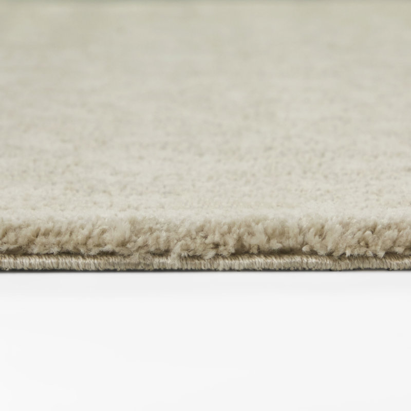 Wynn Beige/Cream Minimalist Traditional Area Rug, Rectangle 7'10" x 10'