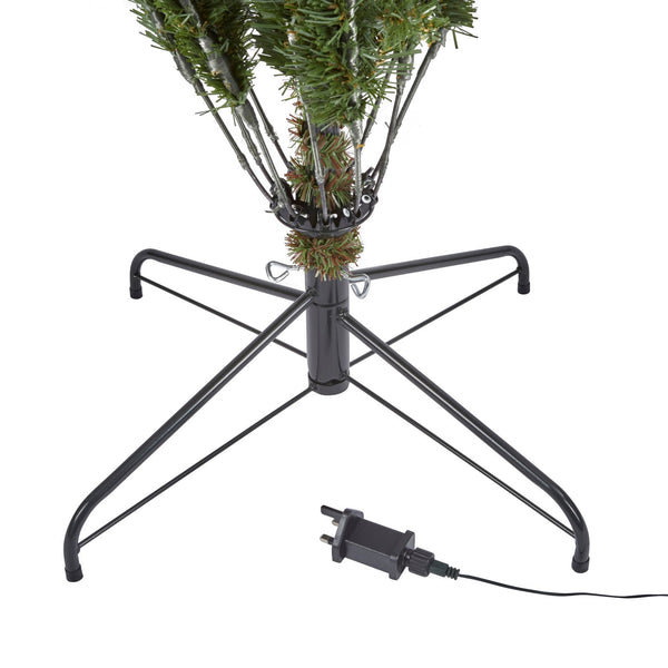 2.76' H Lighted Artificial Spruce Christmas Tree