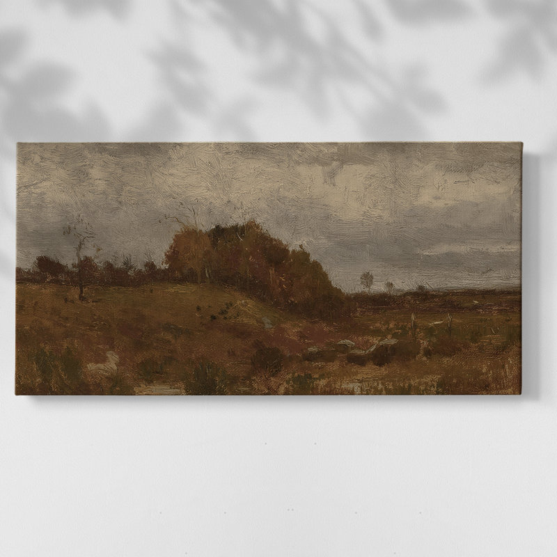 Série paysage - DCCLIX - Toile tendue avec châssis tendue, prête à être accrochée, H 25 po x l 49 po