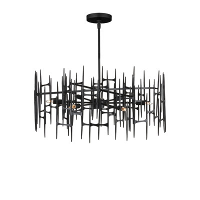 Lustre tambour Spoutnik à 6 lumières Attingham