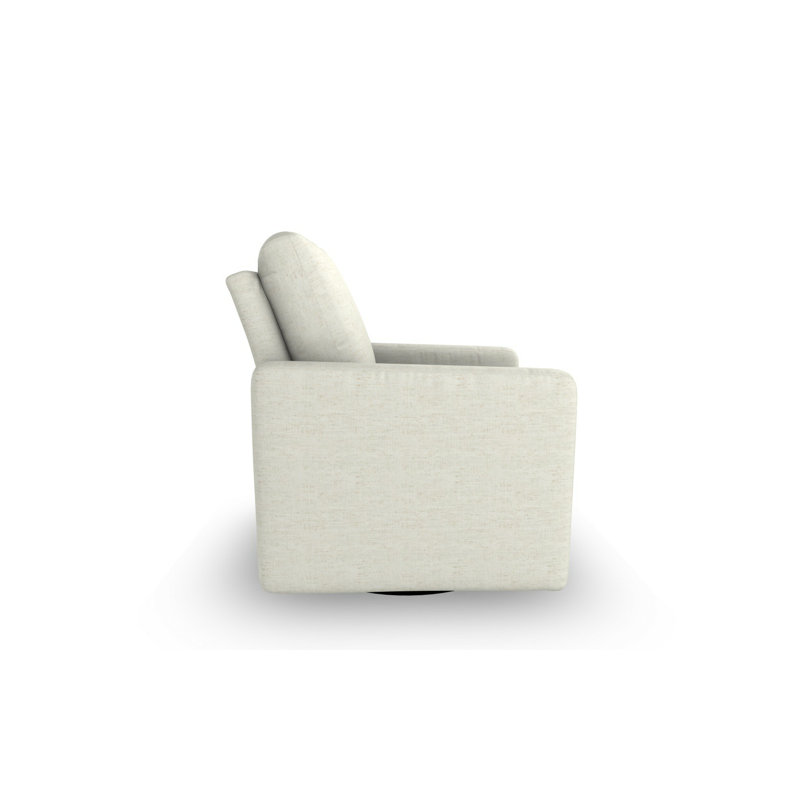 Swivel Barrel Recliner, Snow