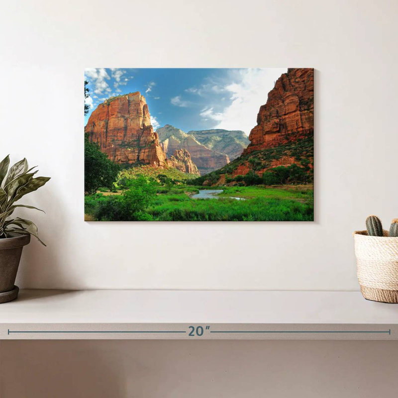 Canyons du parc national Alvord Zion, H 8 po x l 12 po